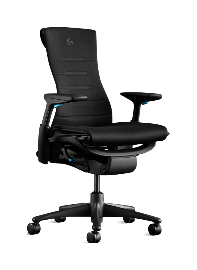 Herman Miller Embody Gaming Chair (Logitech G) Black / Cyan